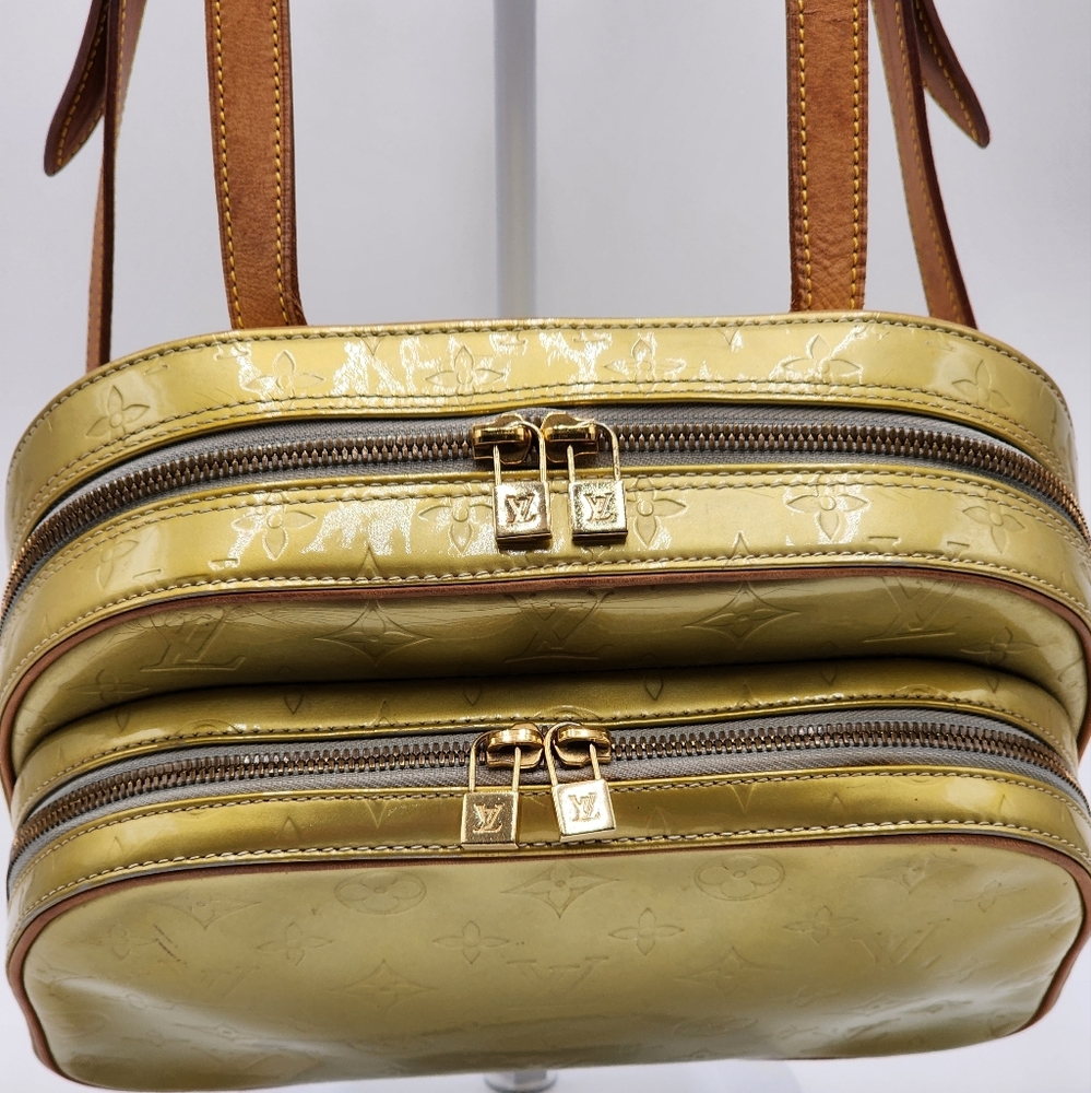 Louis Vuitton Vintage Gold Monogram Vernis Mini Backpack, Lock & Key + Dust Bag - Picture 6 of 17